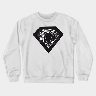 Diamond Graffiti Stencil Style Crewneck Sweatshirt